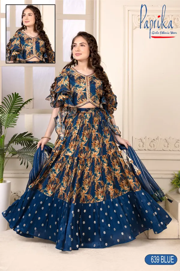 Traditional choli with elegant detailing