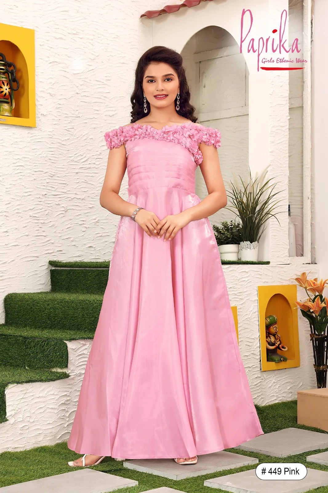 Elegant festive gown
