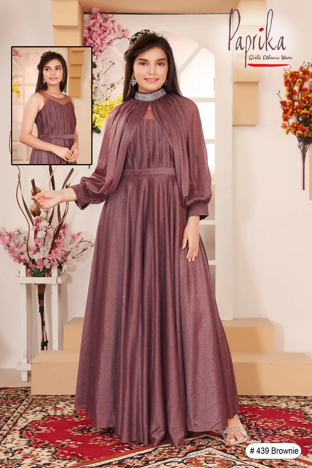 Elegant festive gown