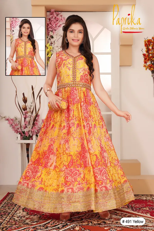 Graceful ethnic gown