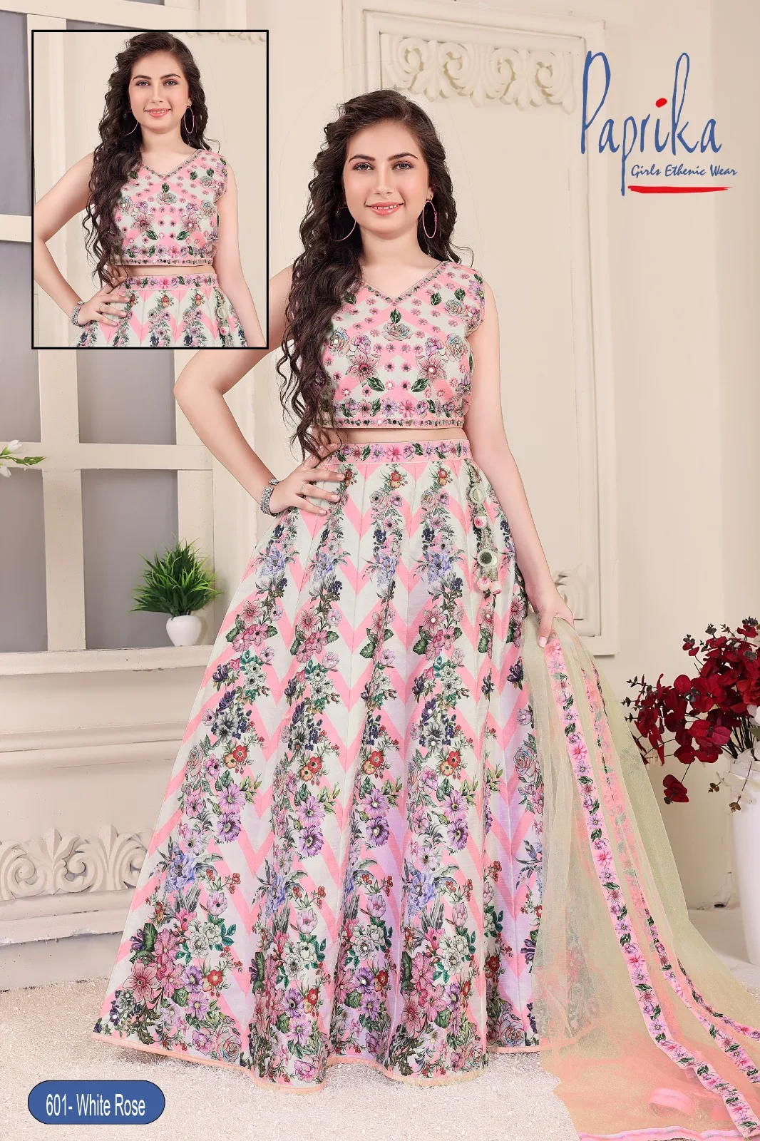 Traditional choli with elegant detailing